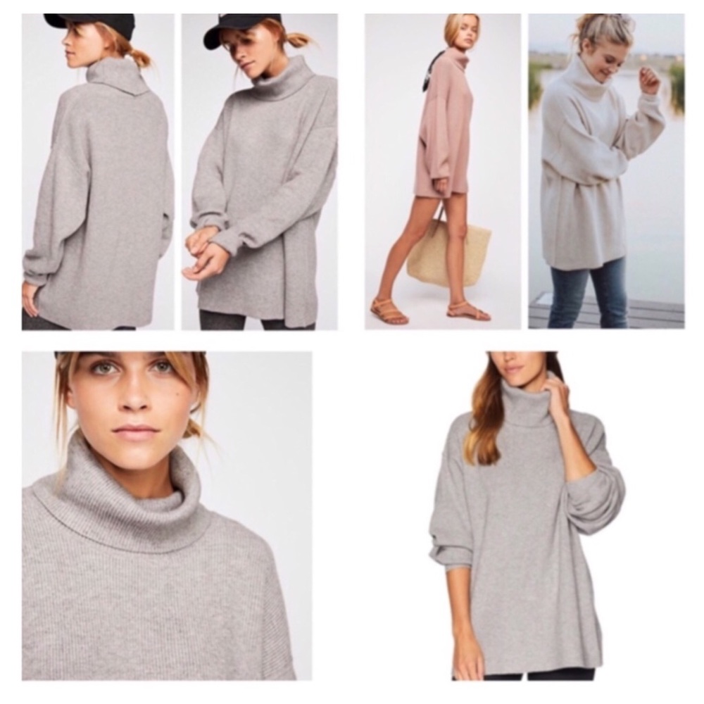 Free People Softly Structured Tunic Sweater. NWT. - Picture 2 of 8